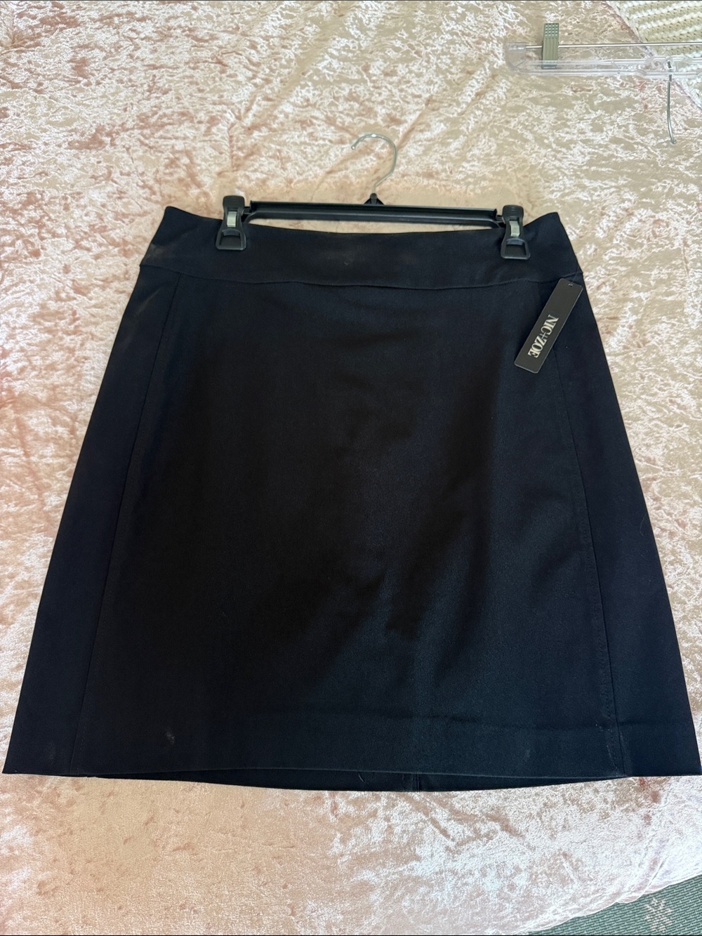 NWT Black NIC+ZOE Black Pencil Skirt Pull On Sz 8 Petite - From Nordstroms
